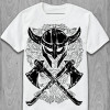 Tricou Viking cu topoare din bumbac